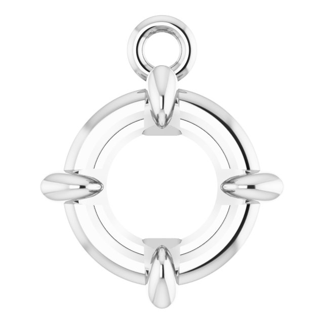 Round 4-Prong Claw Dangle