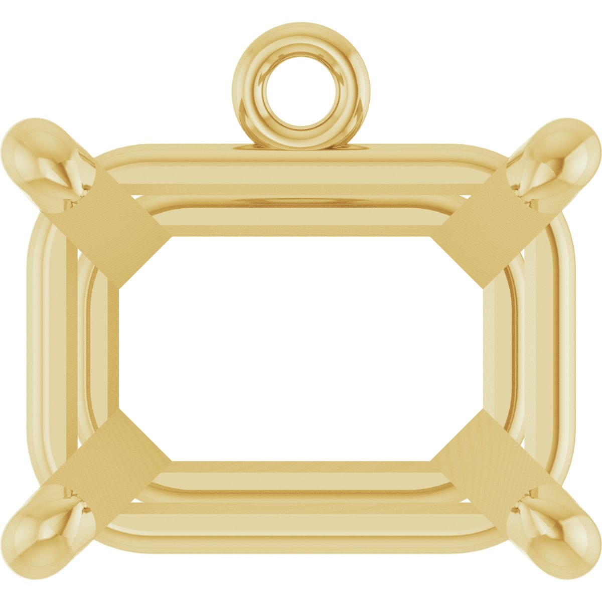 Round 4-Prong Basket Dangle
