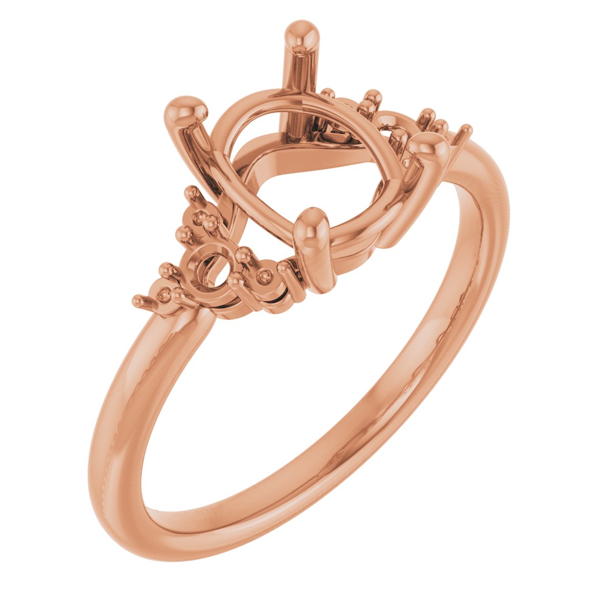 Accented Engagement Ring or Band
