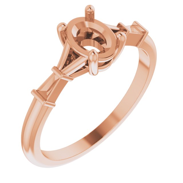 Accented Engagement Ring or Band