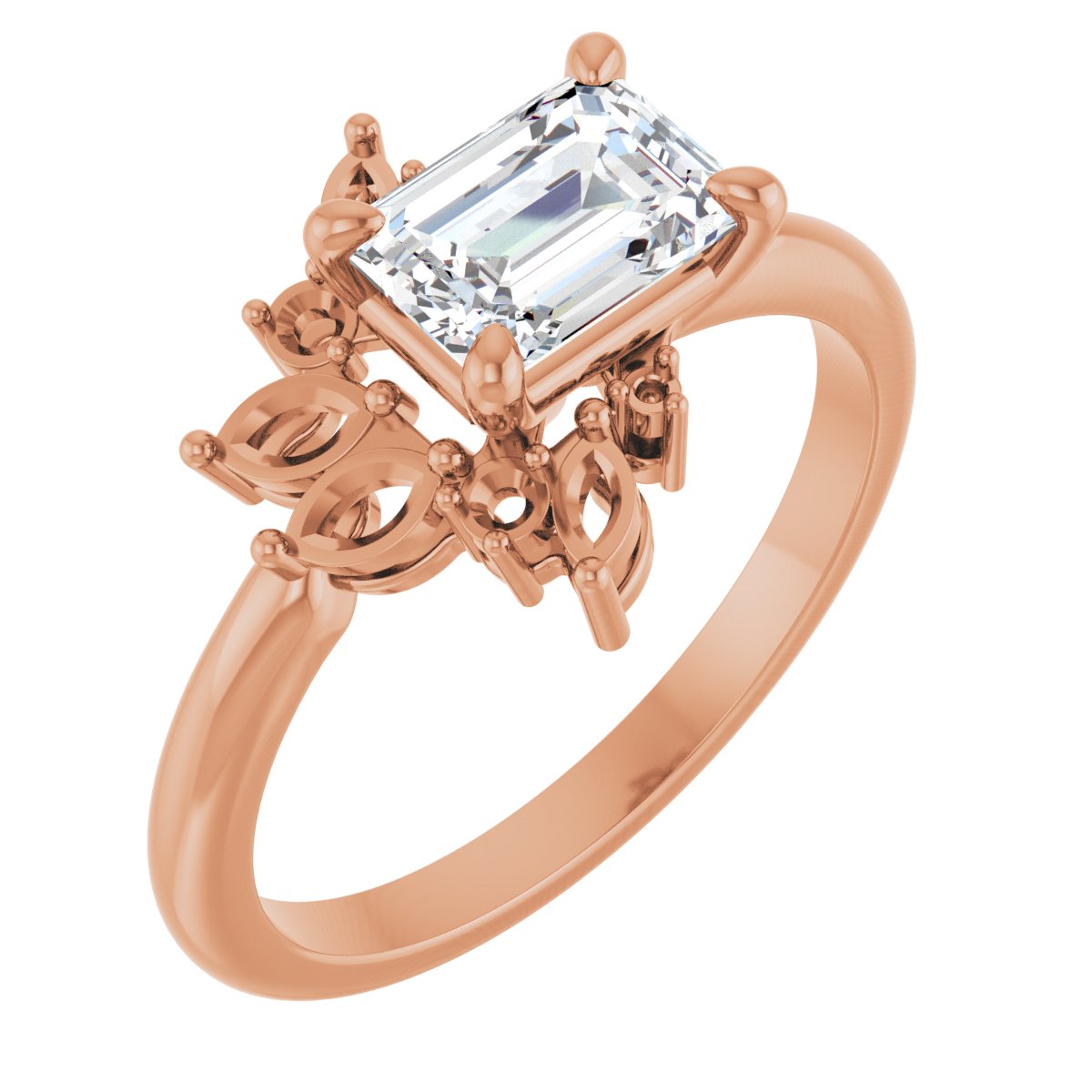 Accented Engagement Ring