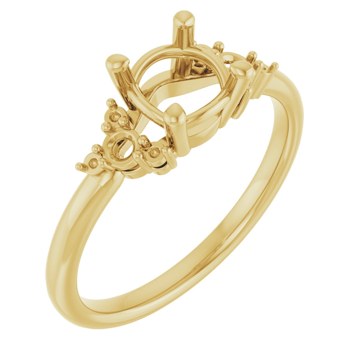 Accented Engagement Ring or Band