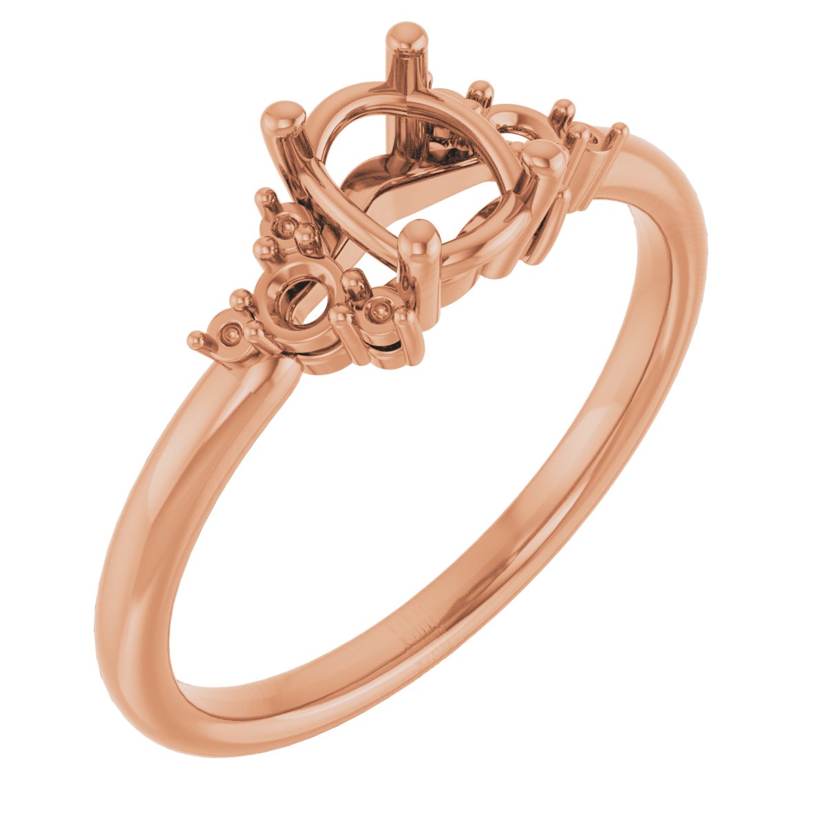 Accented Engagement Ring or Band