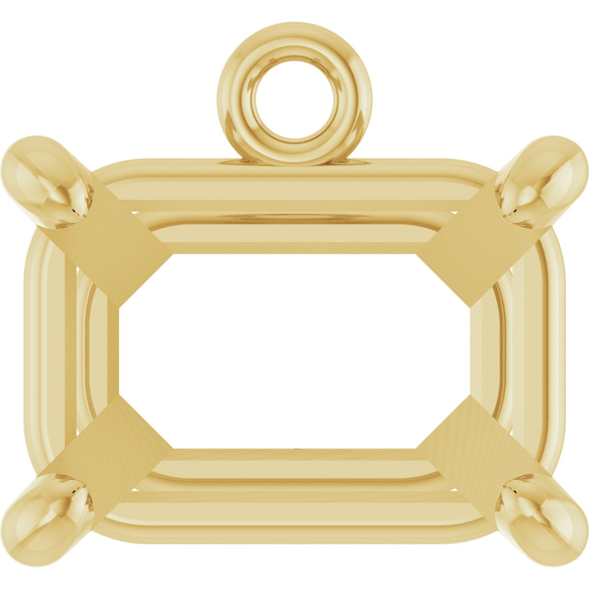 Round 4-Prong Basket Dangle