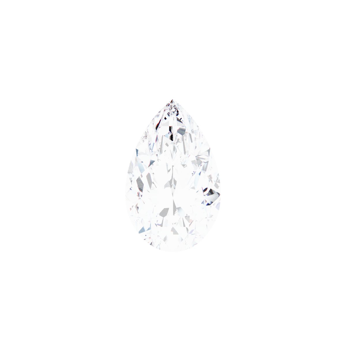 Pear Bezel-Set Link