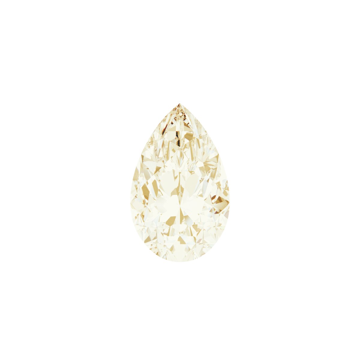 Pear Bezel-Set Link