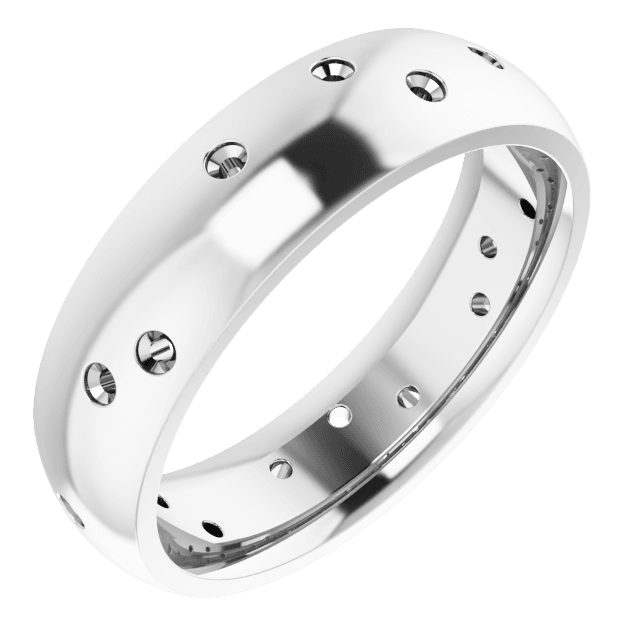 Diamond Scattered Accented Band