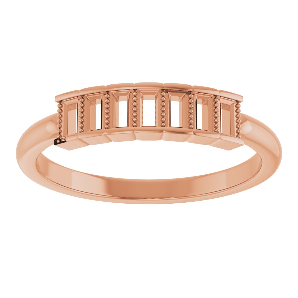1/4 CTW Natural Diamond Stackable Ring view 3
