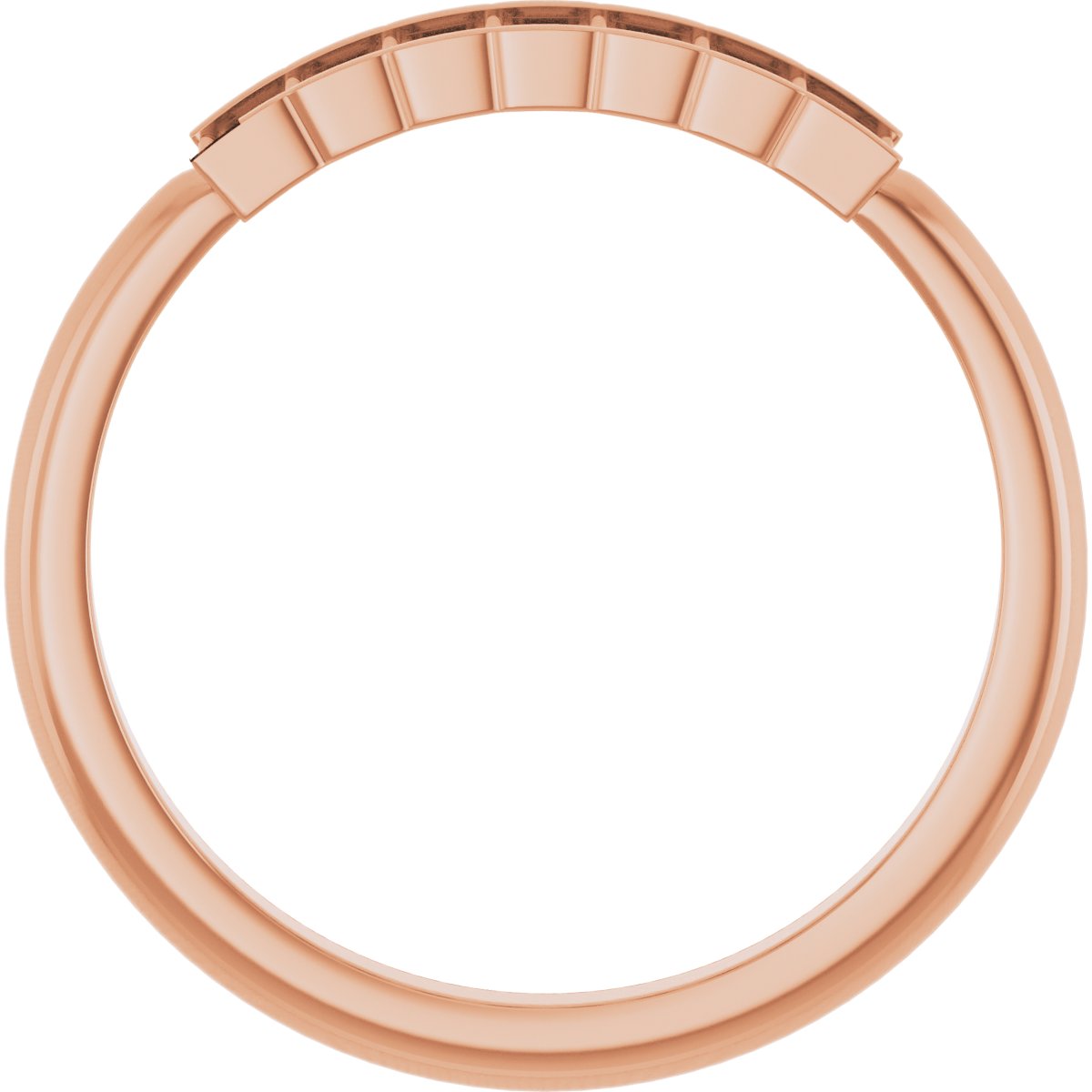1/4 CTW Natural Diamond Stackable Ring view 2