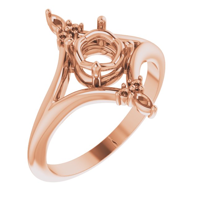 Accented Engagement Ring or Band