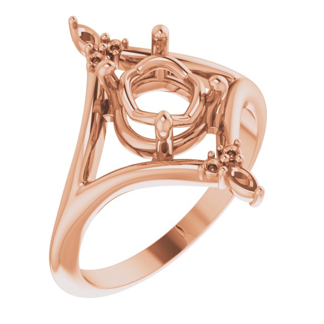Accented Engagement Ring or Band