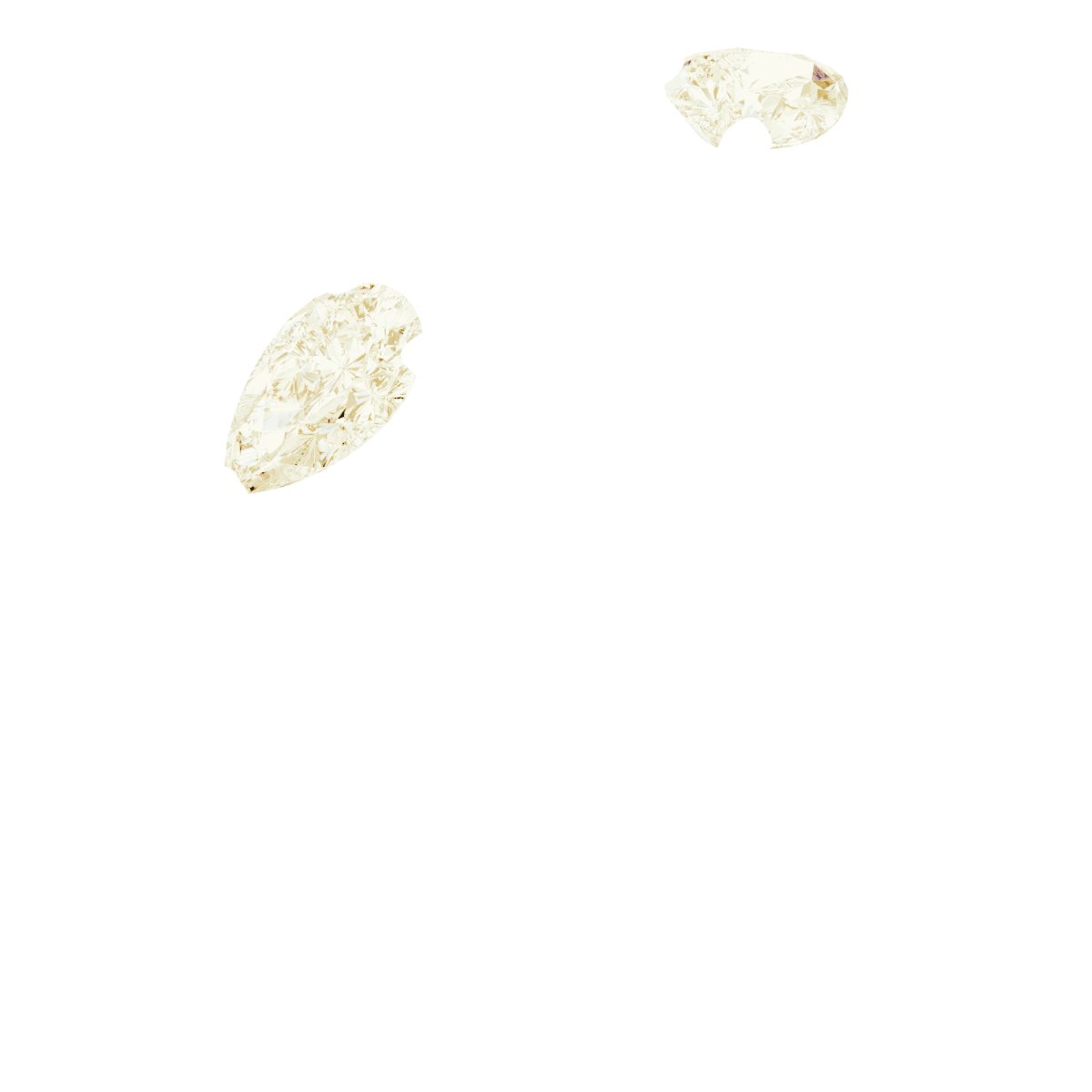 Pear Side-Stone Peg Shank or Band