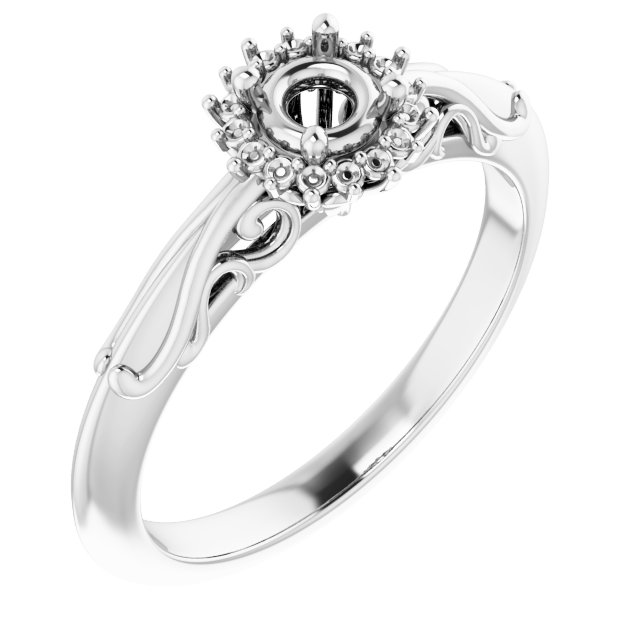 14k White Gold