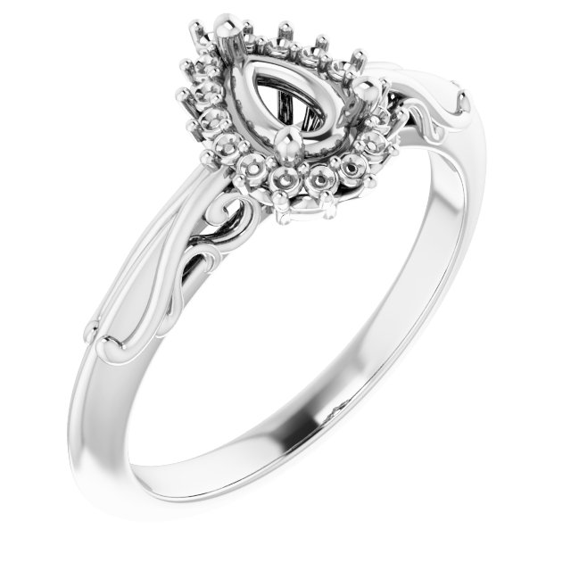 14k White Gold