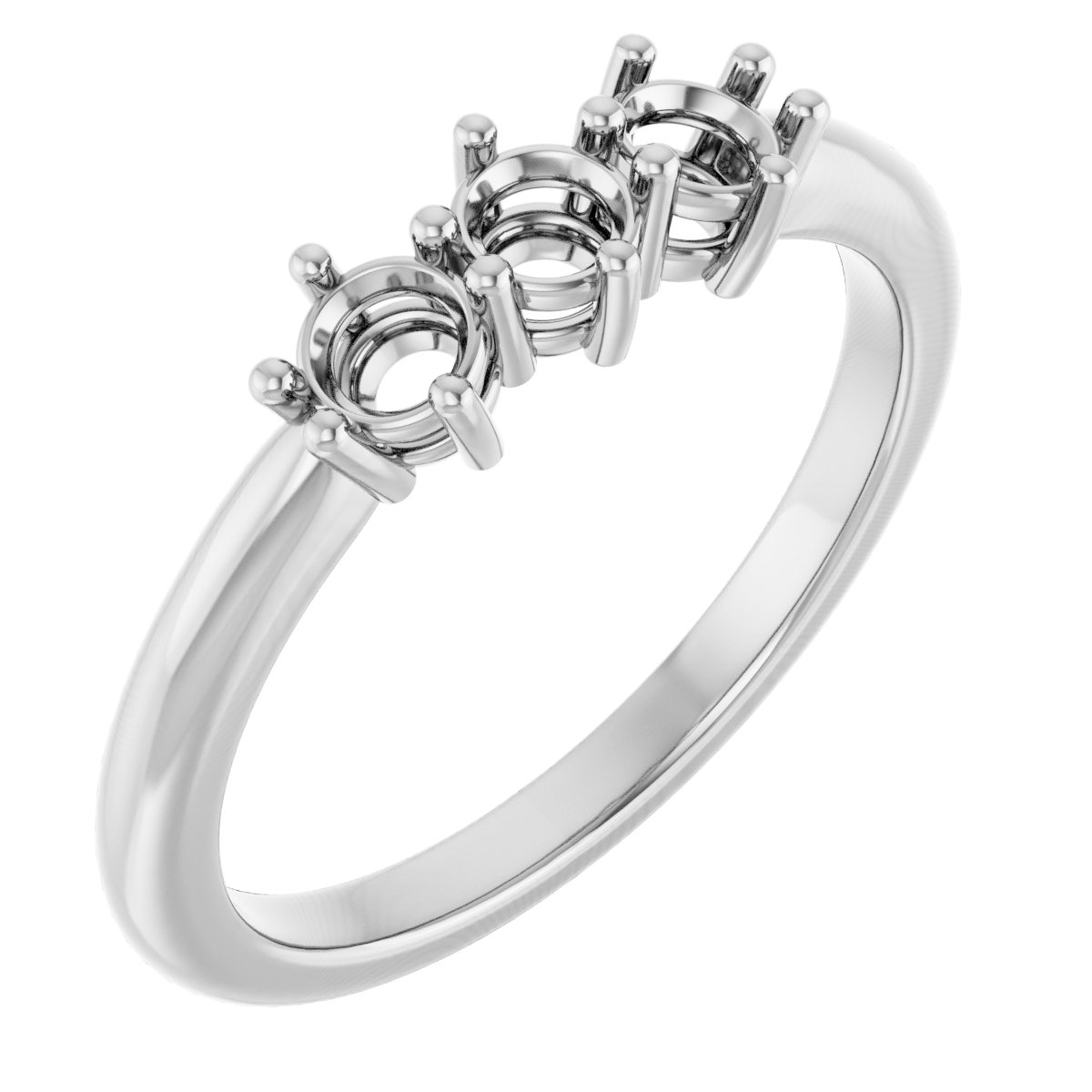 Three-Stone Anniversary Band