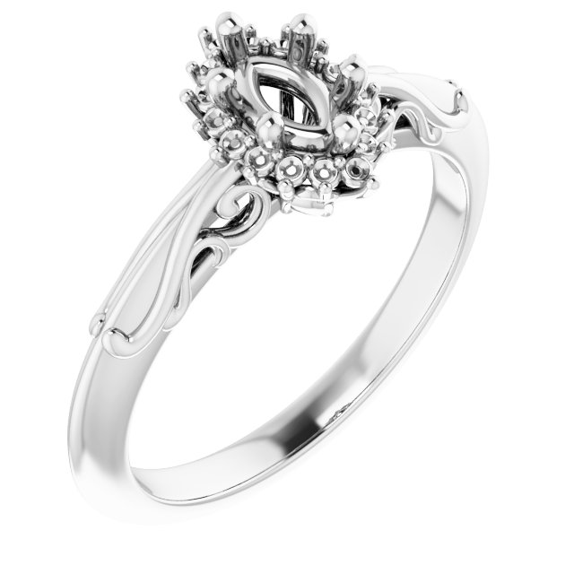 14k White Gold