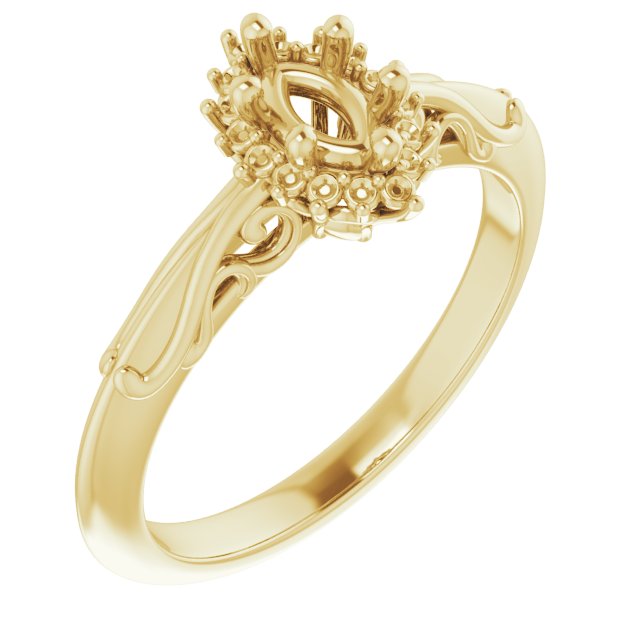 14k Yellow Gold