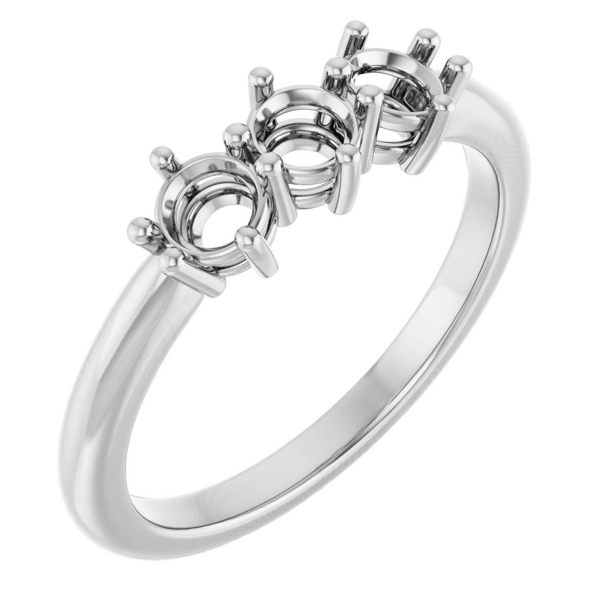 Three-Stone Anniversary Band