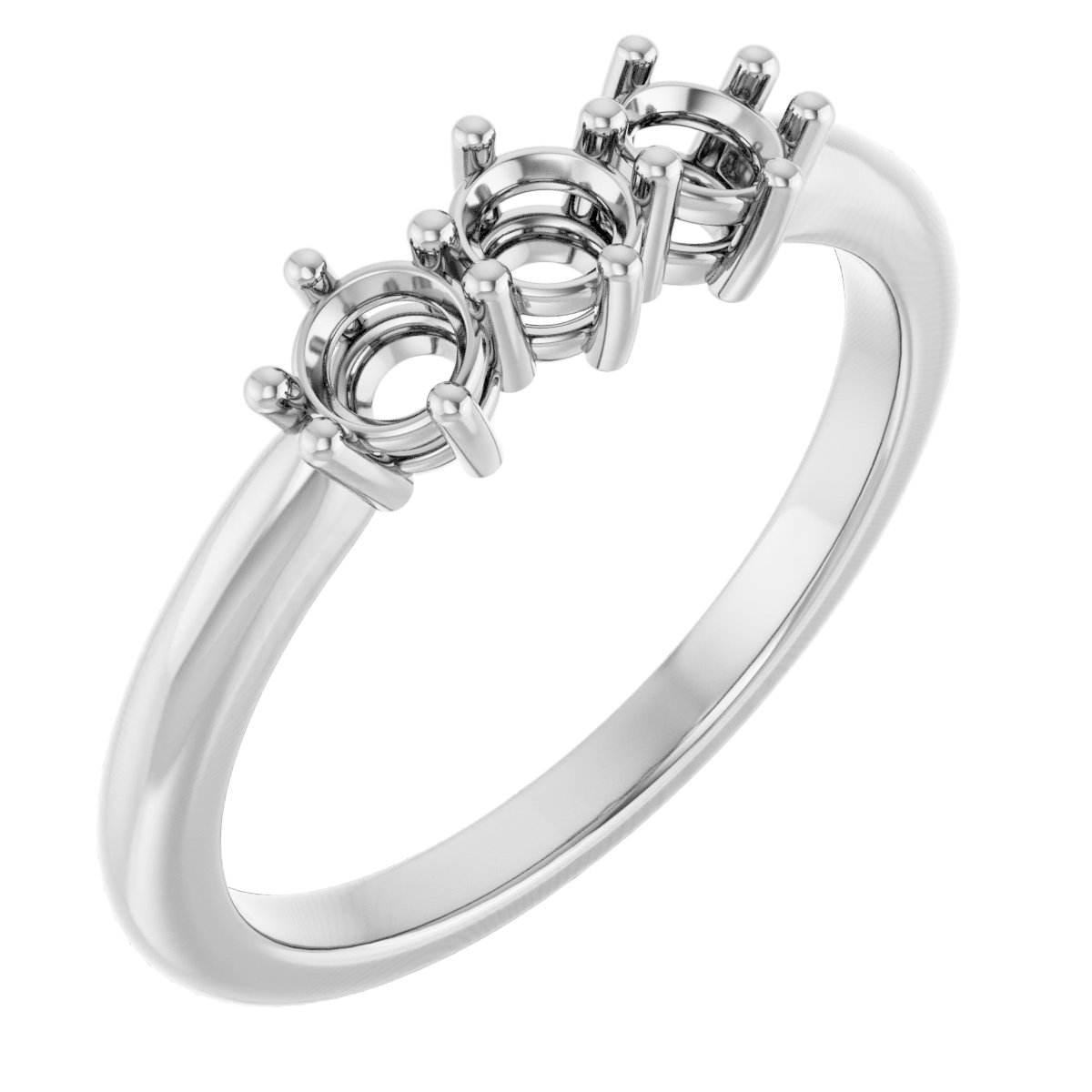 Three-Stone Anniversary Band