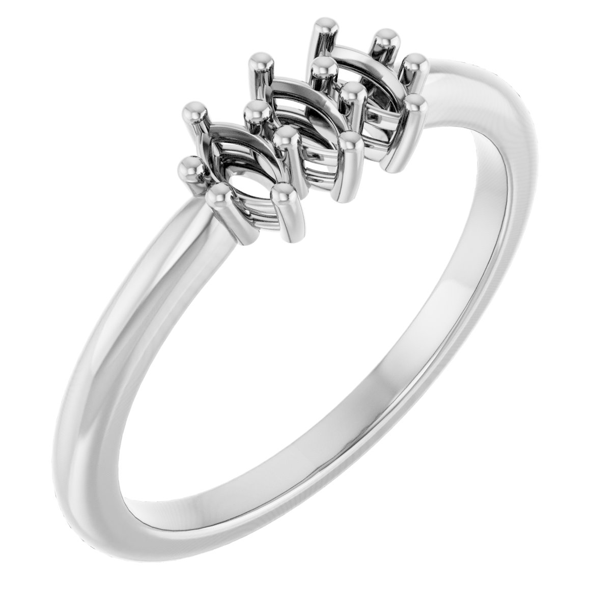 Three-Stone Anniversary Band