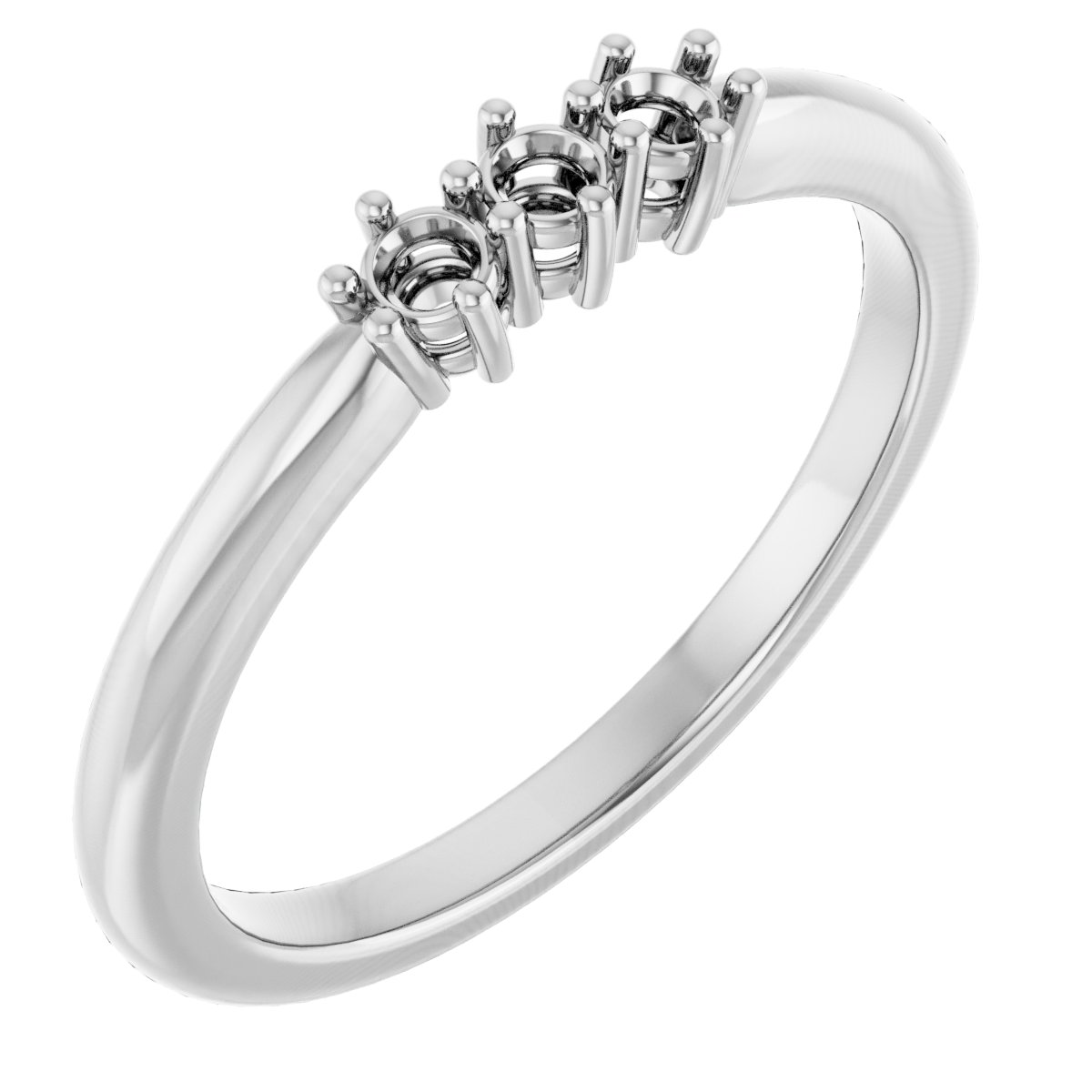 Three-Stone Anniversary Band