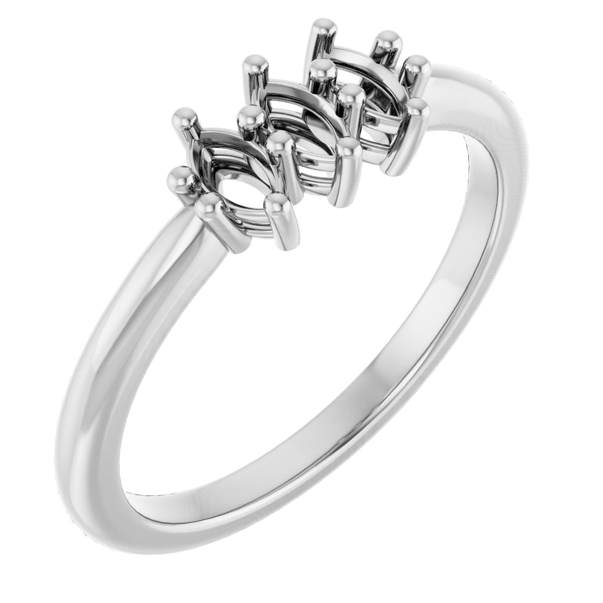 Three-Stone Anniversary Band