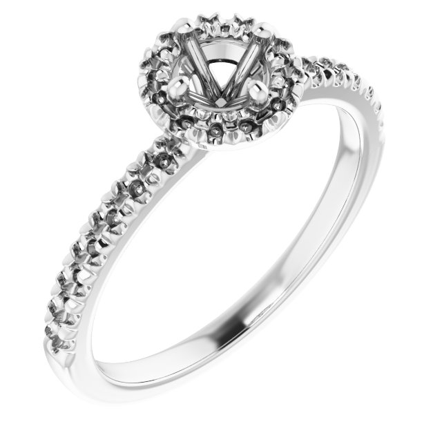 Halo-Style Engagement Ring