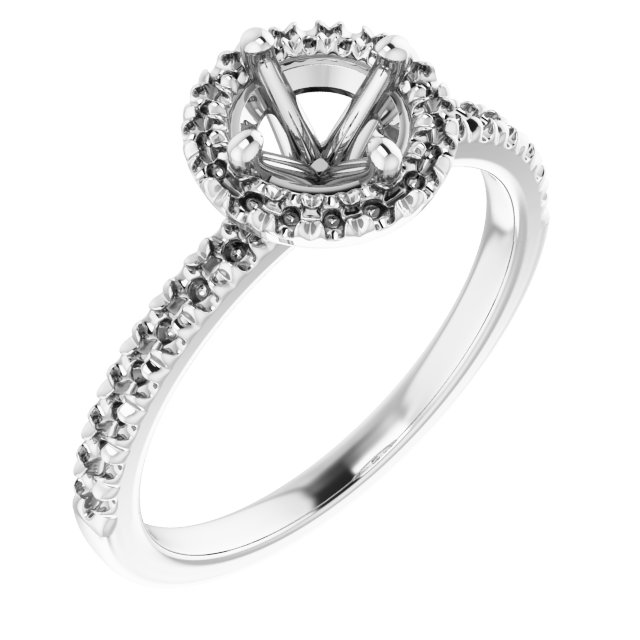 Halo-Style Engagement Ring