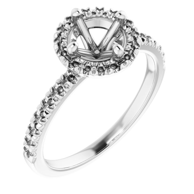 Halo-Style Engagement Ring