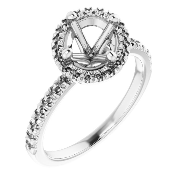 Halo-Style Engagement Ring