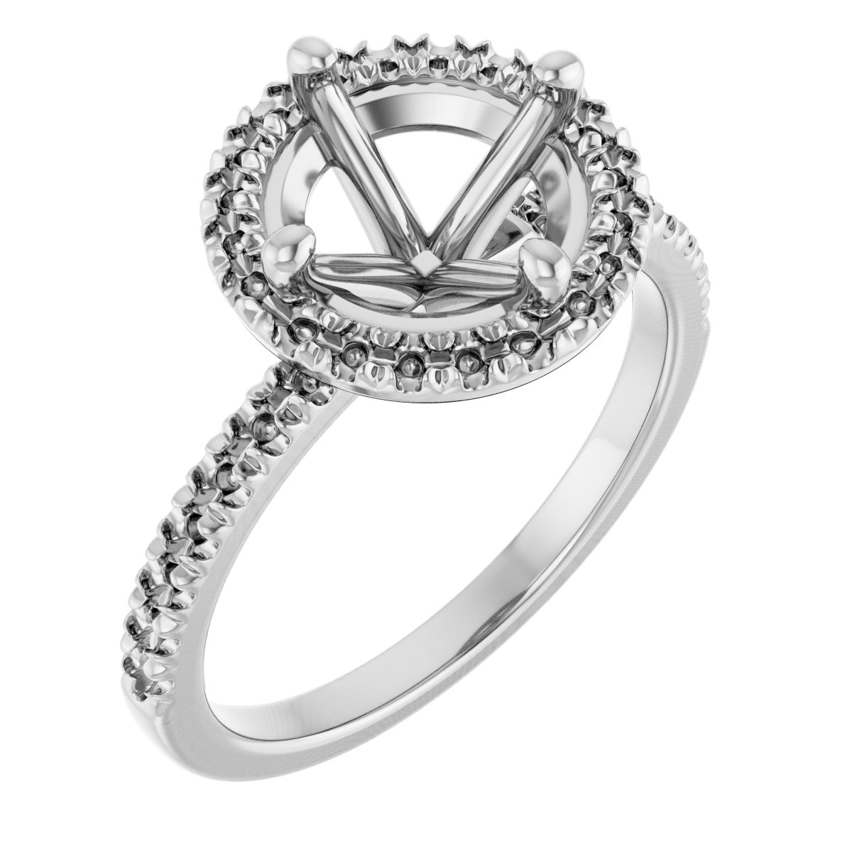 Halo-Style Engagement Ring