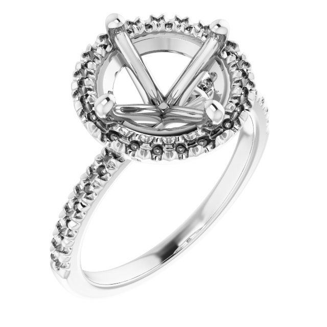 Halo-Style Engagement Ring