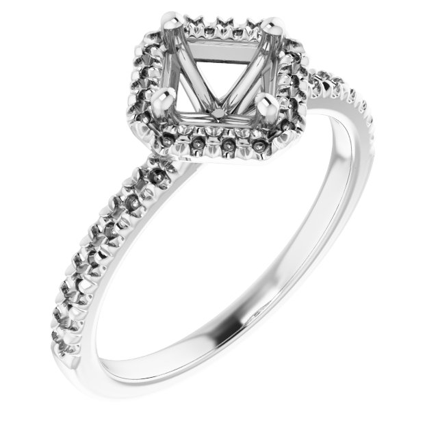 Halo-Style Engagement Ring