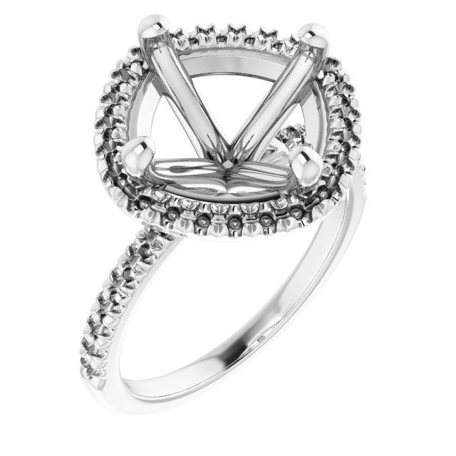 Halo-Style Engagement Ring