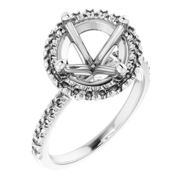 Halo-Style Engagement Ring