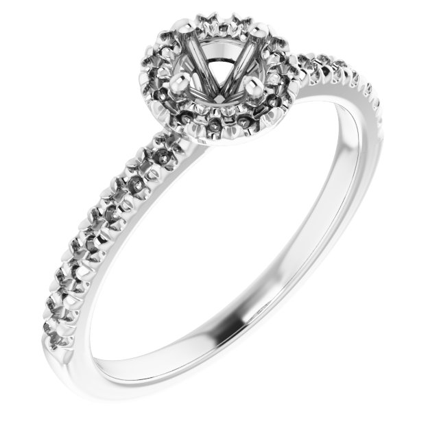 Halo-Style Engagement Ring