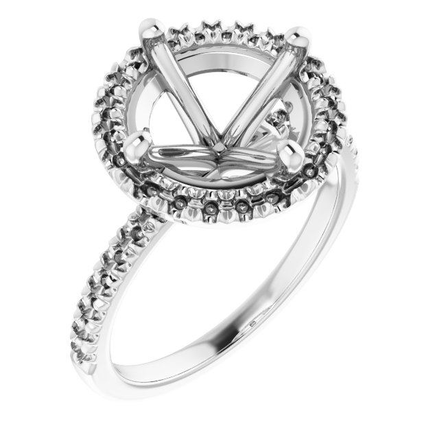 Halo-Style Engagement Ring