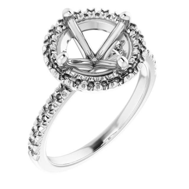 Halo-Style Engagement Ring