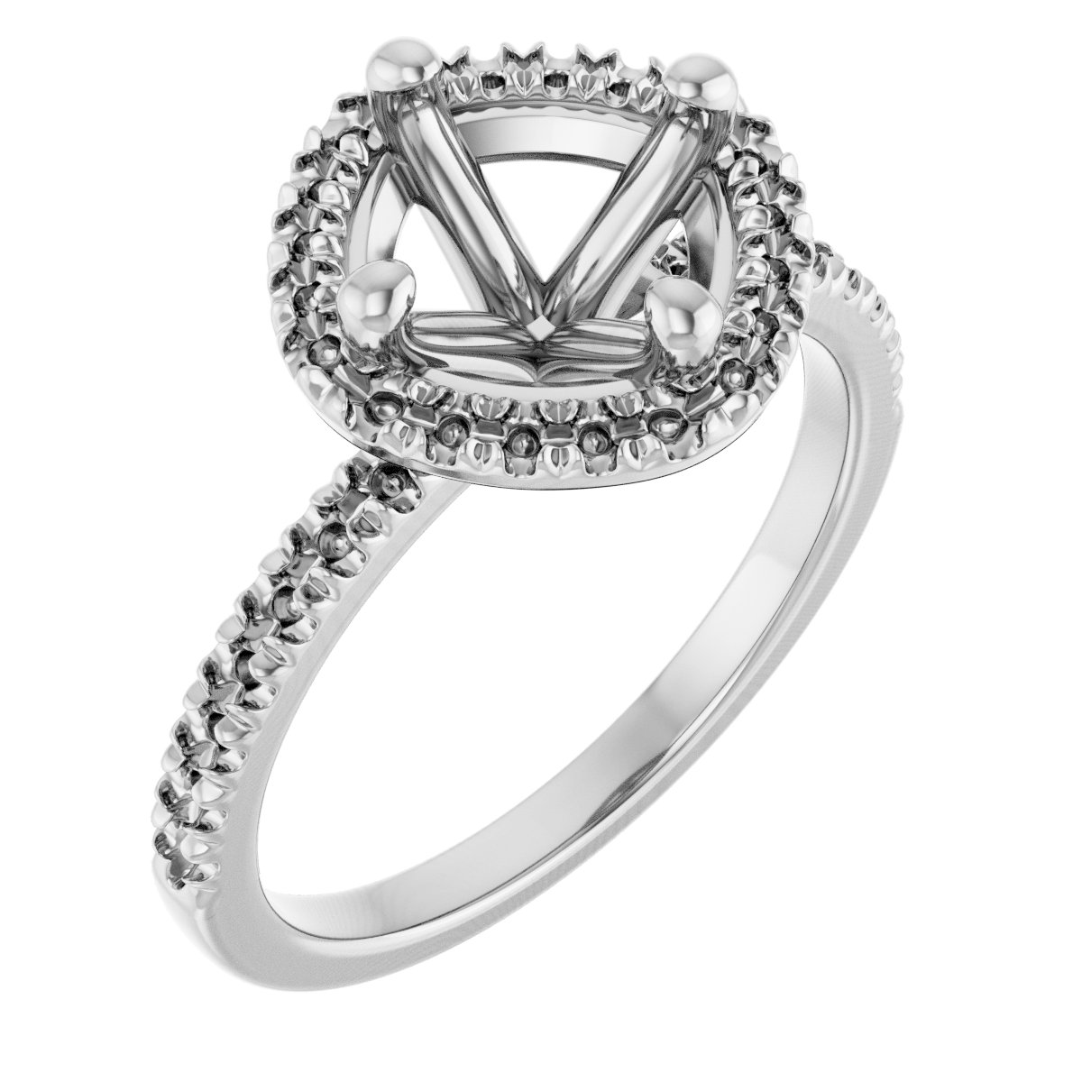 Halo-Style Engagement Ring