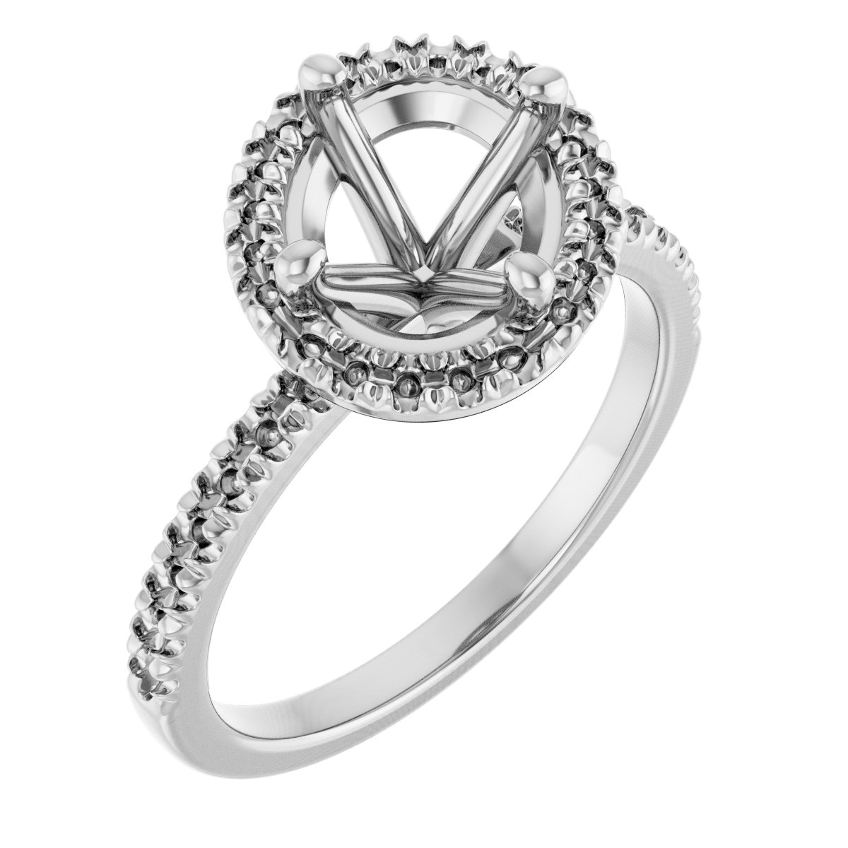 Halo-Style Engagement Ring