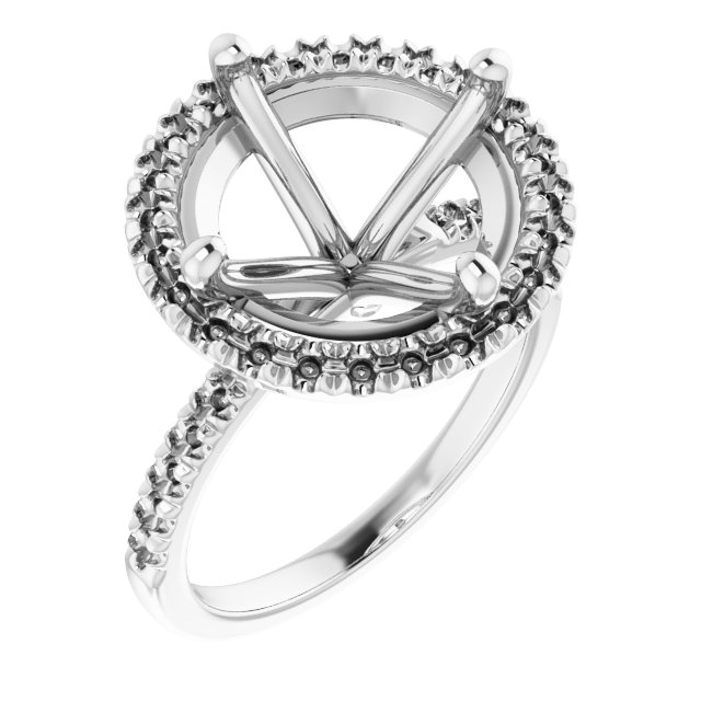 Halo-Style Engagement Ring