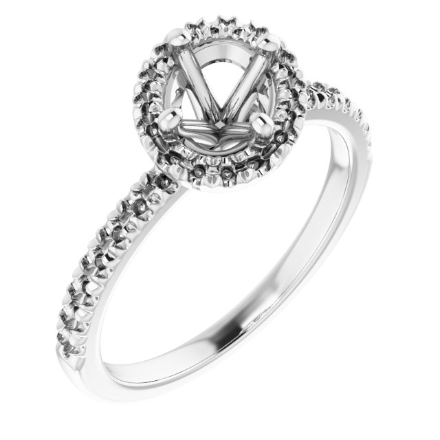 Halo-Style Engagement Ring