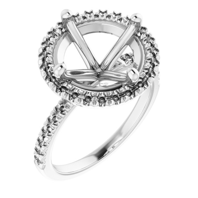 Halo-Style Engagement Ring