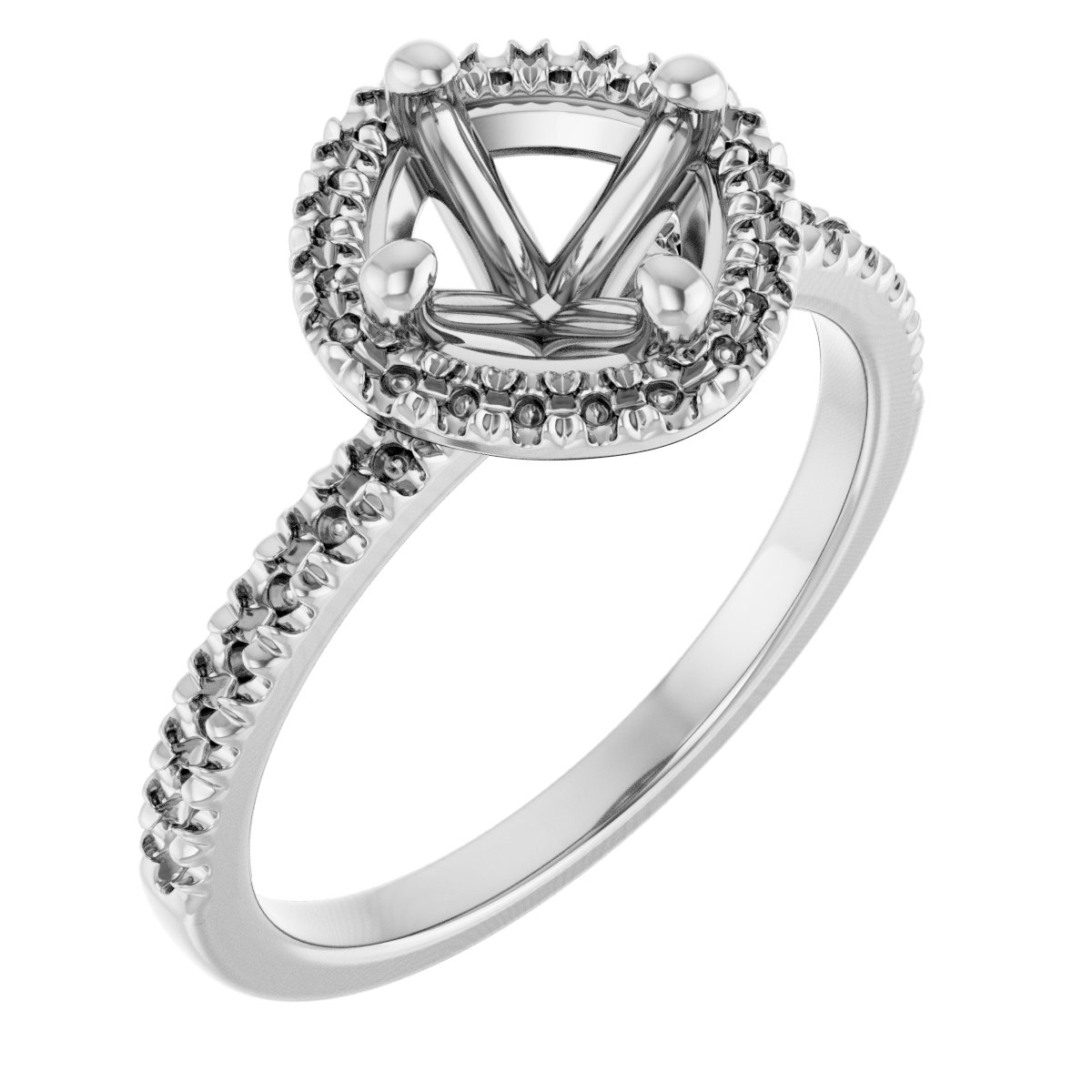 Halo-Style Engagement Ring
