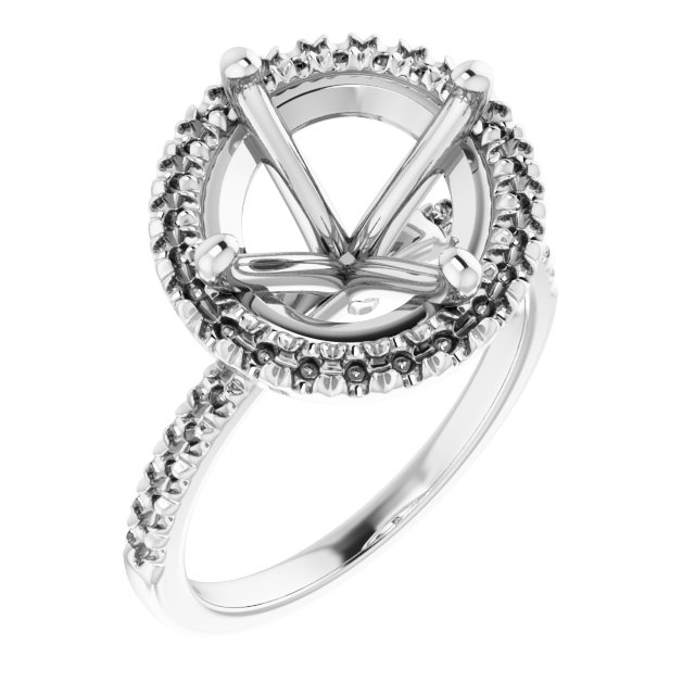 Halo-Style Engagement Ring