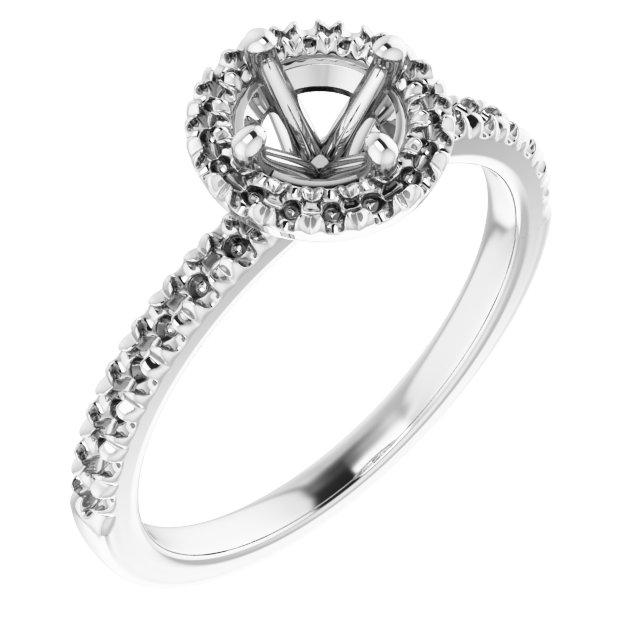 Halo-Style Engagement Ring