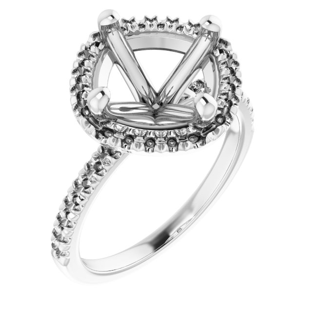 Halo-Style Engagement Ring