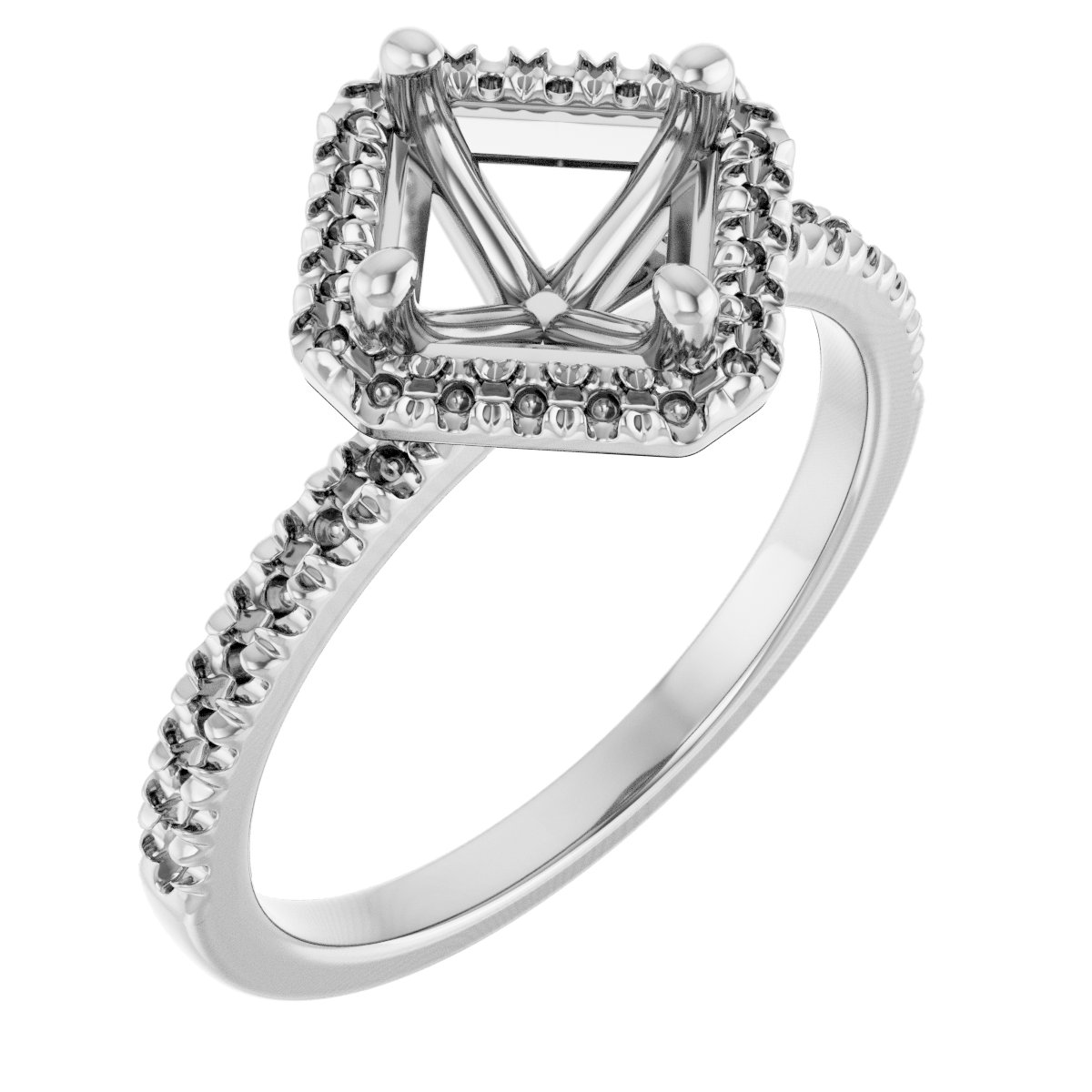 Halo-Style Engagement Ring