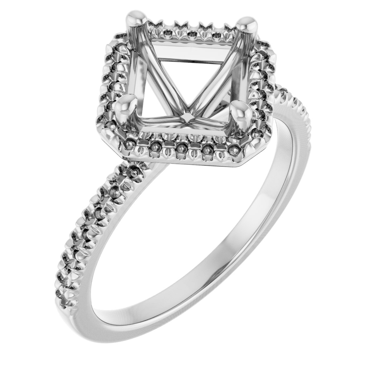 Halo-Style Engagement Ring