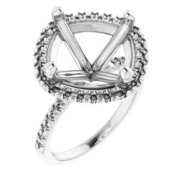 Halo-Style Engagement Ring
